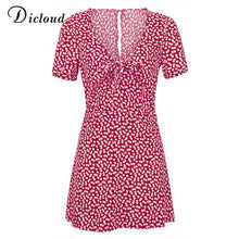 Load image into Gallery viewer, Sexy Polka Dot Short Sleeve Summer Dresses