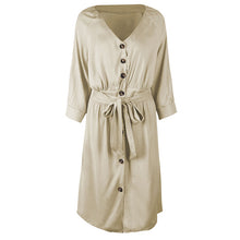 Load image into Gallery viewer, Midi vestidos off white beach party wrap dresses