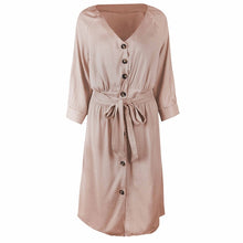 Load image into Gallery viewer, Midi vestidos off white beach party wrap dresses